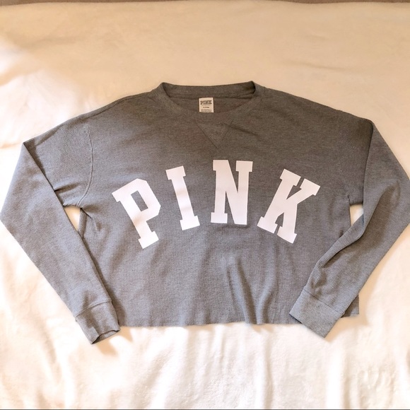 Cute, cropped, oversized long-sleeved tee - Picture 1 of 1
